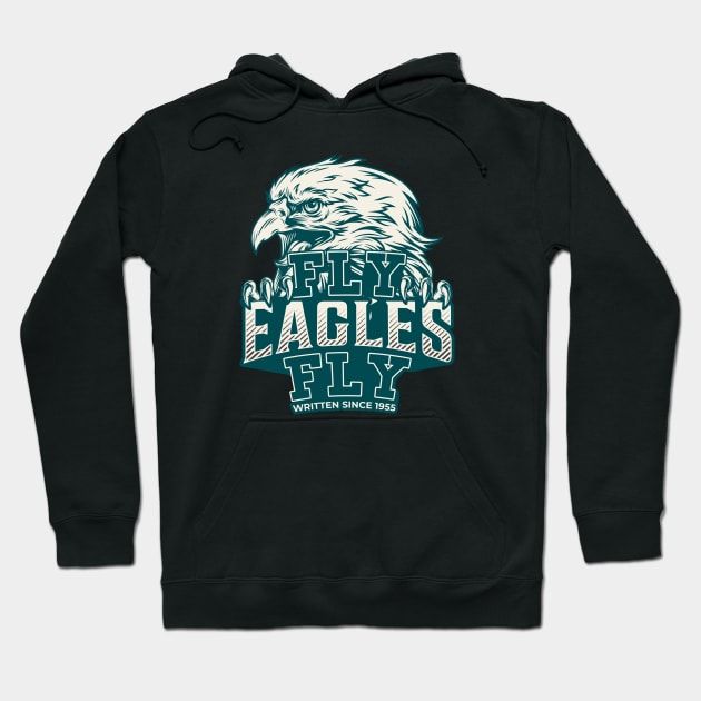 fly eagles fly - since 1955 Hoodie by LAKOSH